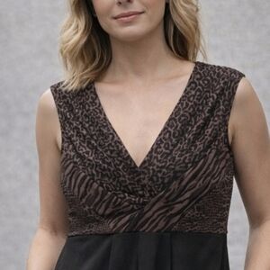 Adrienne Vittadini Sleeveless Dress Size 8 New